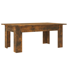 vidaXL füstös tölgyszínű szerelt fa dohányzóasztal 100 x 60 x 42 cm (815426) bútor