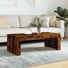 vidaXL füstös tölgyszínű szerelt fa dohányzóasztal 102 x 50 x 36 cm bútor