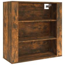 vidaXL füstös tölgyszínű szerelt fa fali szekrény 80x33x80 cm (816597) bútor