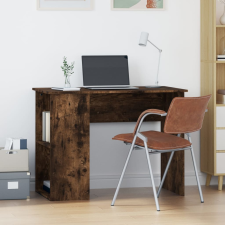 vidaXL füstös tölgyszínű szerelt fa íróasztal 100 x 55 x 75 cm íróasztal