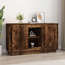 vidaXL füstös tölgyszínű szerelt fa tálalószekrény 102x35x60 cm bútor