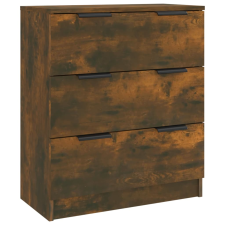 vidaXL füstös tölgyszínű szerelt fa tálalószekrény 60 x 30 x 70 cm (816985) bútor