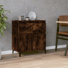 vidaXL füstös tölgyszínű szerelt fa tálalószekrény 60 x 35 x 70 cm bútor