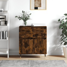 vidaXL füstös tölgyszínű szerelt fa tálalószekrény 60 x 35 x 70 cm bútor