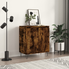 vidaXL füstös tölgyszínű szerelt fa tálalószekrény 60 x 35 x 70 cm bútor
