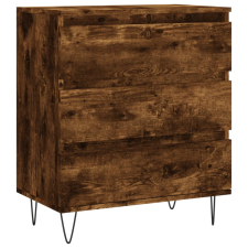 vidaXL füstös tölgyszínű szerelt fa tálalószekrény 60 x 35 x 70 cm (827185) bútor