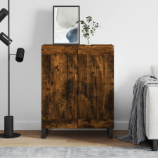 vidaXL füstös tölgyszínű szerelt fa tálalószekrény 69,5 x 34 x 90 cm bútor