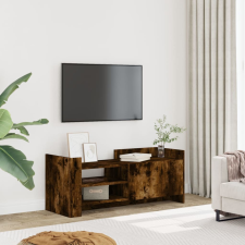 vidaXL füstös tölgyszínű szerelt fa TV-szekrény 100 x 35 x 40 cm bútor