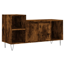 vidaXL füstös tölgyszínű szerelt fa TV-szekrény 100x35x55 cm (831321) bútor