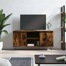 vidaXL füstös tölgyszínű szerelt fa TV-szekrény 104x35x50 cm bútor