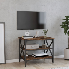 vidaXL füstös tölgyszínű szerelt fa TV-szekrény 60 x 40 x 50 cm bútor