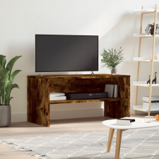 vidaXL füstös tölgyszínű szerelt fa TV-szekrény 80 x 40 x 40 cm bútor