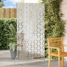 vidaXL Galvanizált Acél Kerítés Panel Galvanizált acél Egy panel Tartós építőanyag