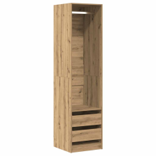 vidaXL gardróbszekrény artisan tölgy 50x50x200 cm gépelt fa (3318629) bútor