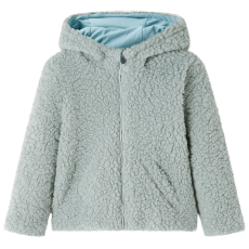 vidaXL Gyerek kapucnis kabát Teddy menta zöld 104
