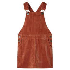 vidaXL Gyerek overall ruha Corduroy Cognac 128