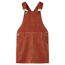 vidaXL Gyerek overall ruha kordbársony Cognac 104 lányka ruha