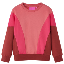 vidaXL Gyerek pulóver Colour Block Rózsaszín és Henna 92 gyerek pulóver, kardigán