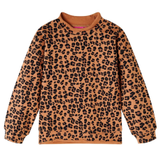 vidaXL Gyerek pulóver Light Cognac 116