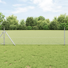 vidaXL Hatszögletű kerítés 0.4x50 m galvanizált acél építőanyag