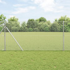 vidaXL Hatszögletű Kerítés 1.4x25 m Hőhorganyzott Acél építőanyag