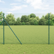vidaXL Hatszögű Kerítés Zöld 1.5x100 m Acél építőanyag