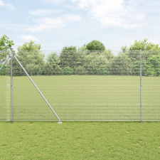 vidaXL Hegesztett Drótkerítés 13 Cölöppel 1.6x25 m Horganyzott Acélból építőanyag