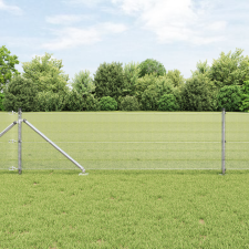 vidaXL Hegesztett drótkert 13 tüskeoszloppal 0.8x25 m Galvanizált acél építőanyag