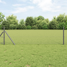 vidaXL Hexagon Kerítés Szürke 0.5x10 m Acél építőanyag