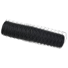 vidaXL Hexagon Kerítés Szürke 0.8x50 m Acél (42005568) építőanyag