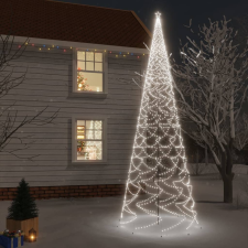 vidaXL hideg fehér fényű karácsonyfa tüskével 3000 LED-del 800 cm műfenyő