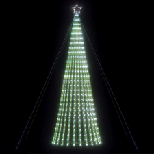 vidaXL hideg fehér karácsonyfa fénykúp 1028 LED-del 403 cm műfenyő