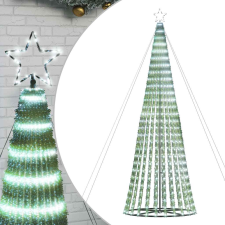 vidaXL hideg fehér karácsonyfa fénykúp 1028 LED-del 403 cm (4016401) műfenyő
