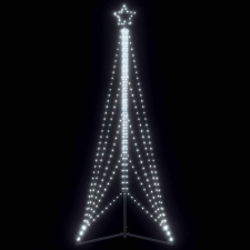 vidaXL hideg fehér karácsonyfa fénykúp 525 LED-del 302 cm műfenyő