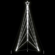 vidaXL hideg fehér karácsonyfa fénykúp 615 LED-del 404,5 cm műfenyő