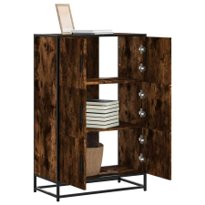 vidaXL Highboard sonoma tölgy 68x35x106,5 cm gépelt fa és fém bútor