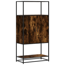 vidaXL Highboard sonoma tölgy 68x35x139 cm gépelt fa és fém (849041) bútor