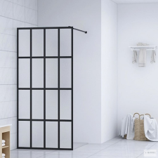vidaXL homályosított edzett üveg zuhanyfal 100 x 195 cm kád, zuhanykabin
