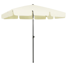 vidaXL homoksárga strandnapernyő 200 x 125 cm kerti bútor