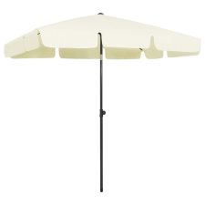 vidaXL Homoksárga strandnapernyő 200 x 125 cm kerti bútor