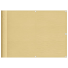vidaXL homokszínű 100% oxford poliészter erkélyparaván 75 x 600 cm (4000024)