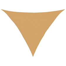 vidaXL homokszínű háromszög alakú HDPE napvitorla 160 g/m² 5x5x6 m (4002067) kerti bútor