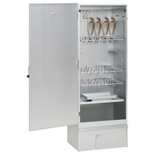 vidaXL horganyzott acél BBQ füstölőkemence hidegfüst generátorral (3200764) grillsütő