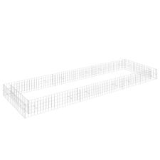 vidaXL horganyzott acél gabion magaságyás 300 x 100 x 20 cm (151313) kerti tárolás