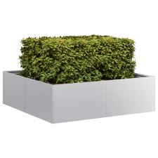 vidaXL horganyzott acél növénytartó 100x100x30 cm kerti tárolás