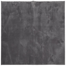 vidaXL HUARTE antracit rövid szálú puha és mosható szőnyeg 240x240 cm (375006) lakástextília