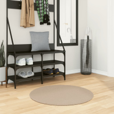 vidaXL Huarte homokszínű rövid szálú puha és mosható szőnyeg ø 80 cm lakástextília