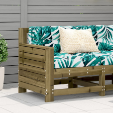 vidaXL impregnált fenyőfa kerti karfás kanapé 69 x 62 x 70,5 cm kerti bútor