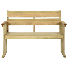 vidaXL impregnált fenyőfa kerti pad 121 cm (318407) kerti bútor