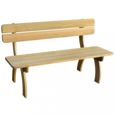 vidaXL Impregnált fenyőfa kerti pad 150 cm kerti bútor